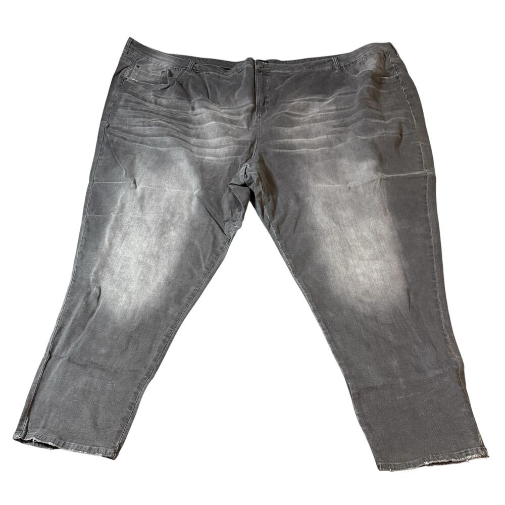 2/$30 NEW Universal‎ Standard 38 VINTAGE LOGAN HIGH RISE 32" DISTRESSED GREY
